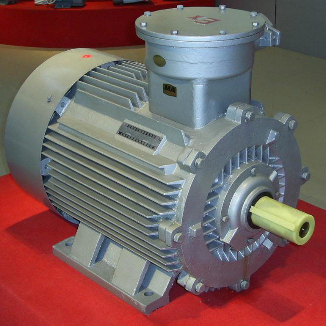 YE3-225S-4防爆电机45°角实拍